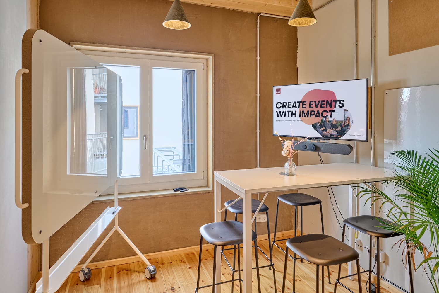 Office 1 — 2 workstations, private team office at Impact Hub Berlin